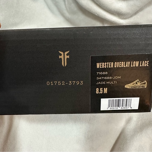 Frye Women's Webster Overlay Low Lace Sneaker. Worn once. Jade multi - Picture 8 of 8